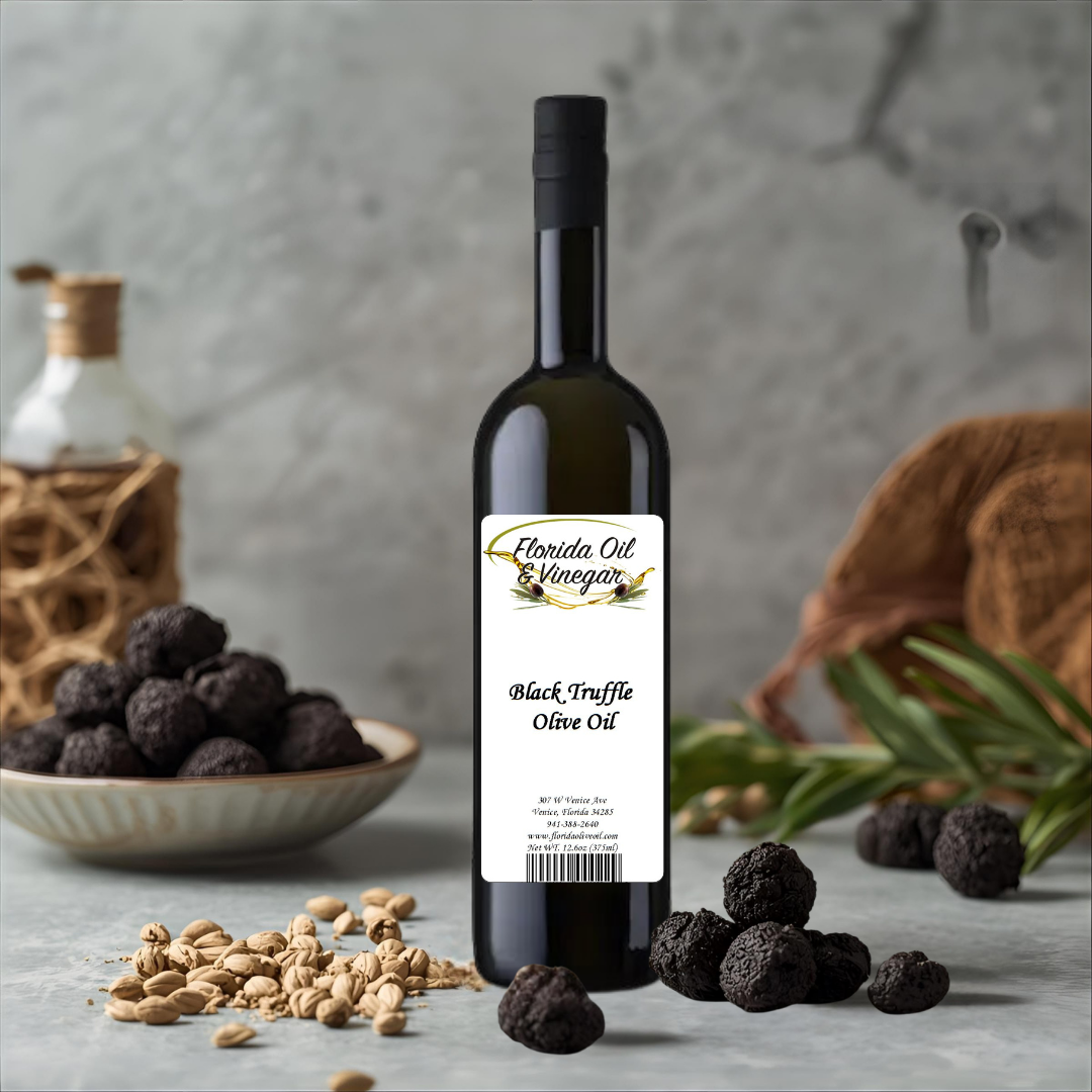 Black Truffle Olive Oil – Exquisite Truffle-Infused Olive Oil for Cooking and Finishing Dishes