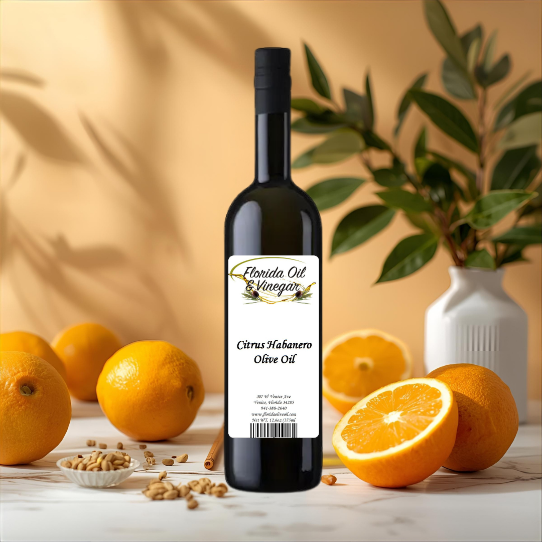 Citrus Habanero Olive Oil – Spicy and Citrusy Olive Oil Perfect for Grilling and Marinades