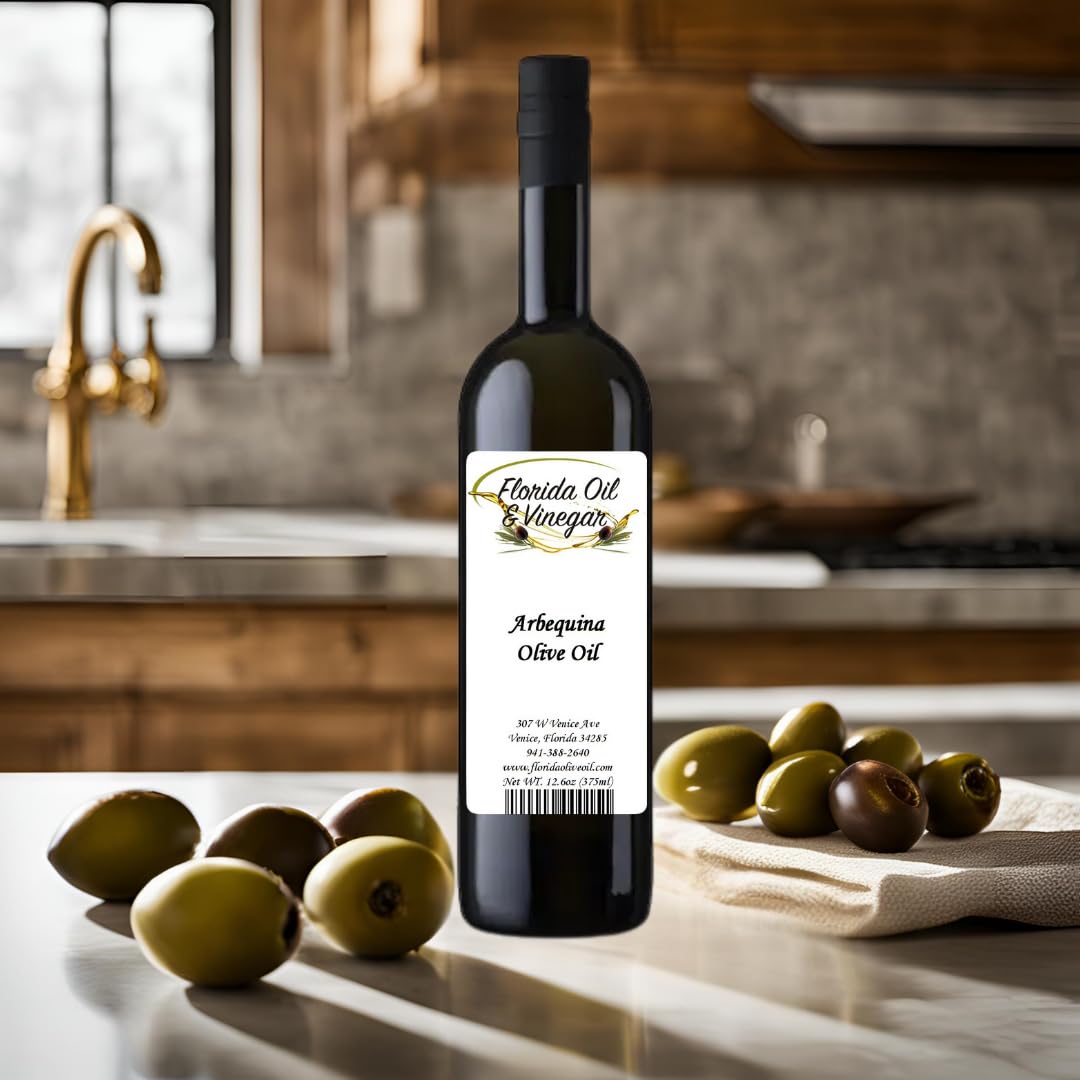 Arbequina Olive Oil - Premium Extra Virgin Olive Oil, Rich and Fruity Flavor, Ideal for Dipping and Cooking