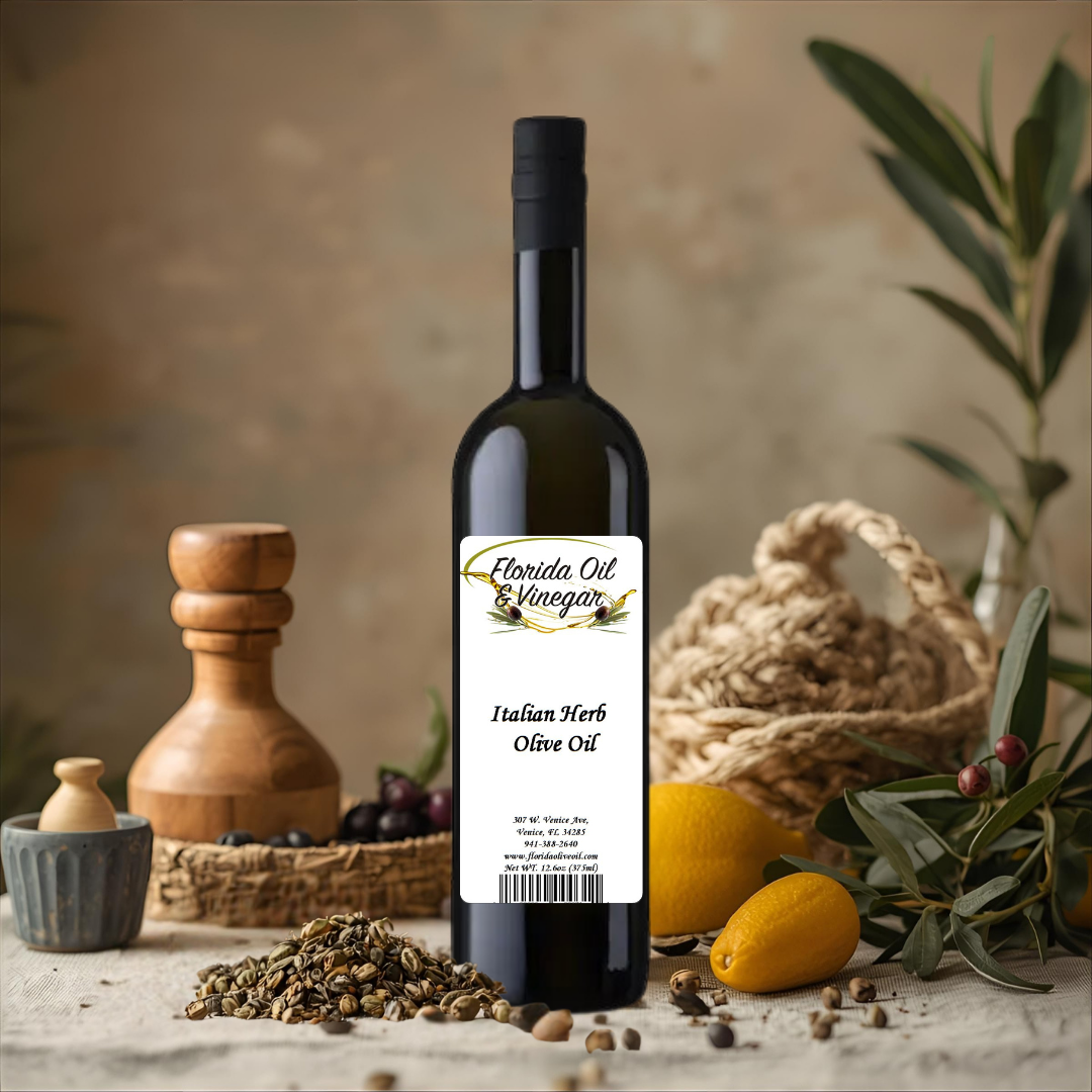 Italian Herb Olive Oil – Herb-Infused Olive Oil for Italian-Inspired Dishes and Salads