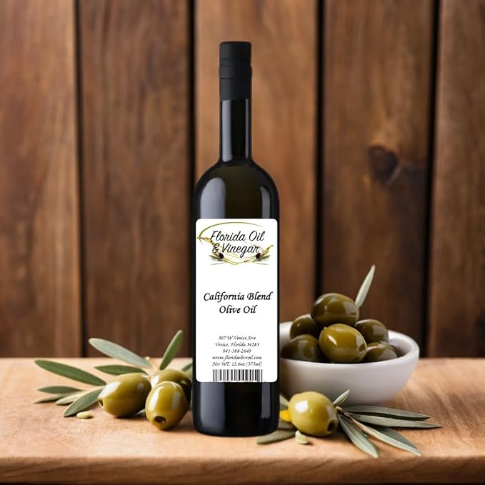 California Blend Olive Oil - Superior Extra Virgin Olive Oil Blend, Smooth and Balanced Flavor for Versatile Use