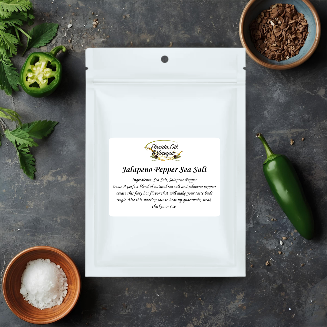 Jalapeno Pepper Sea Salt – Zesty Gourmet Seasoning