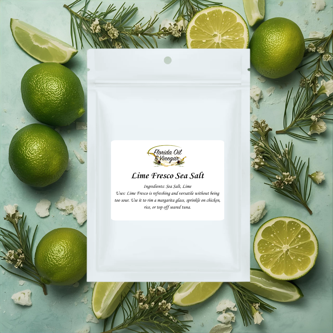 Lime Fresco Sea Salt – Vibrant Citrus Gourmet Salt