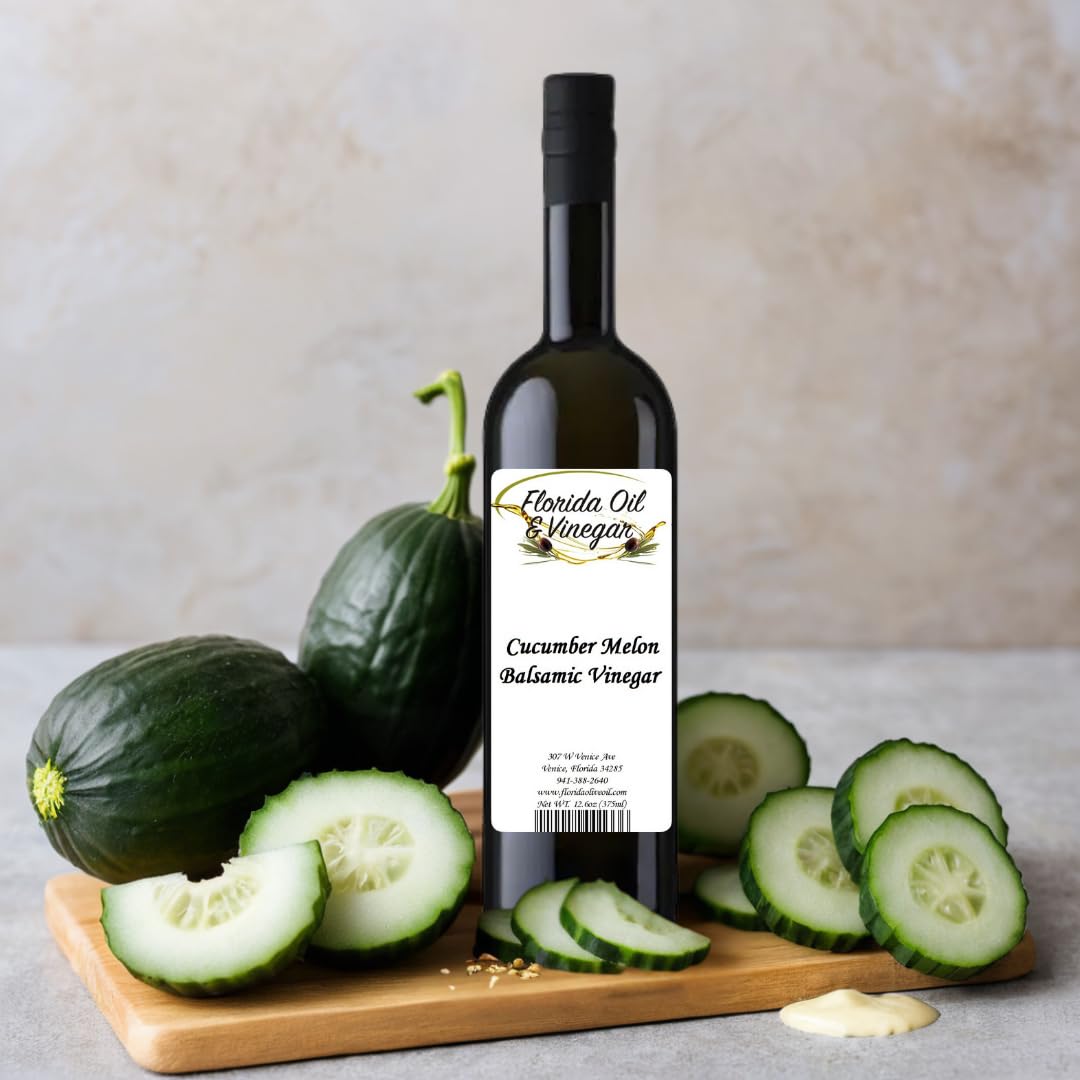 Cucumber Melon Balsamic Vinegar – Refreshing, Light Flavor for Summer Salads & Cocktails