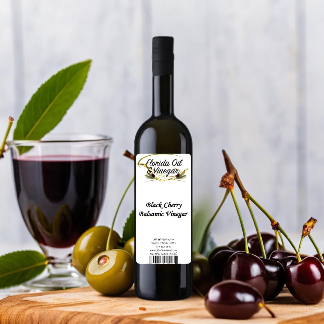 Black Cherry Balsamic Vinegar – Bold Fruity Infusion for Desserts & Dressings
