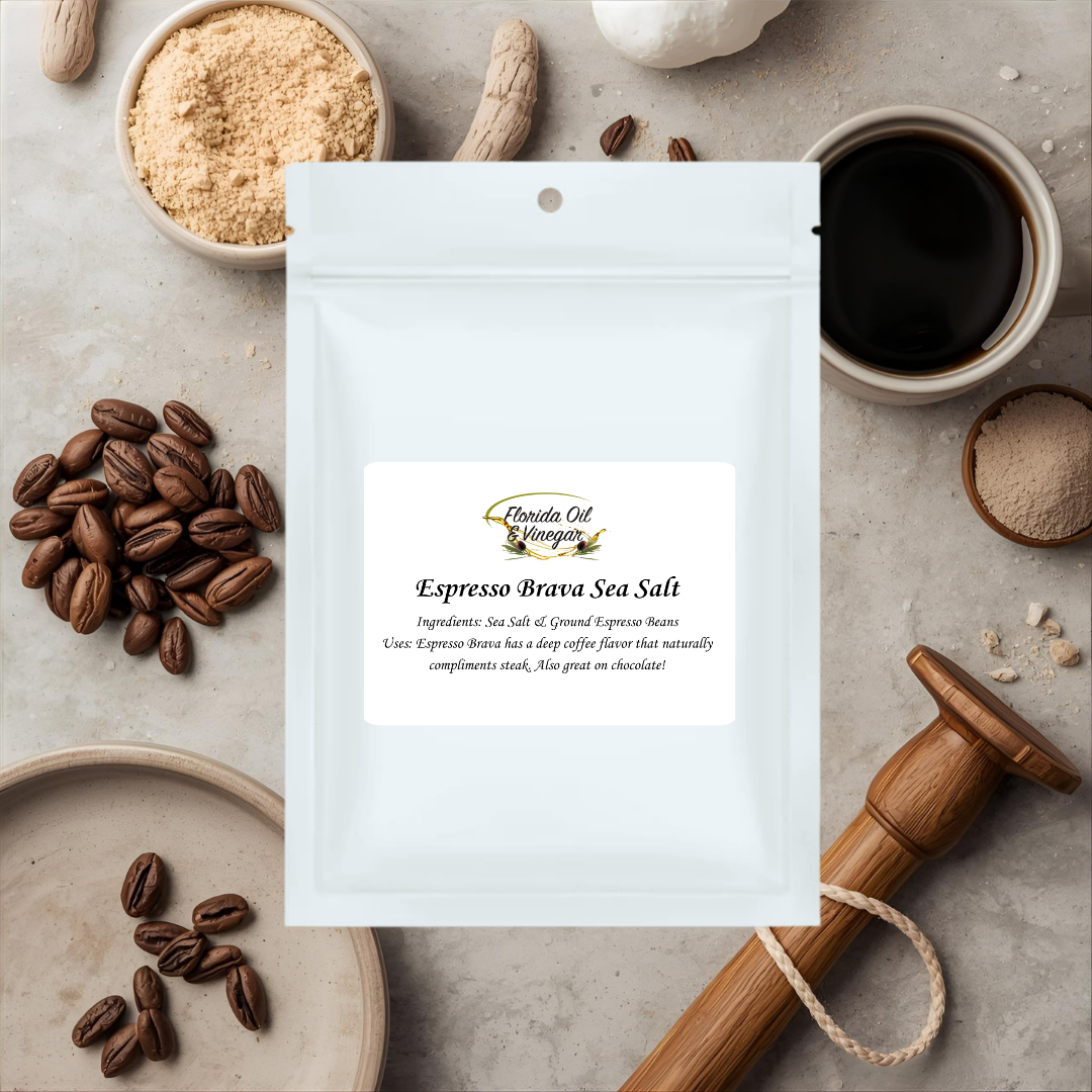 Espresso Brava Sea Salt – Bold Coffee-Infused Gourmet Salt