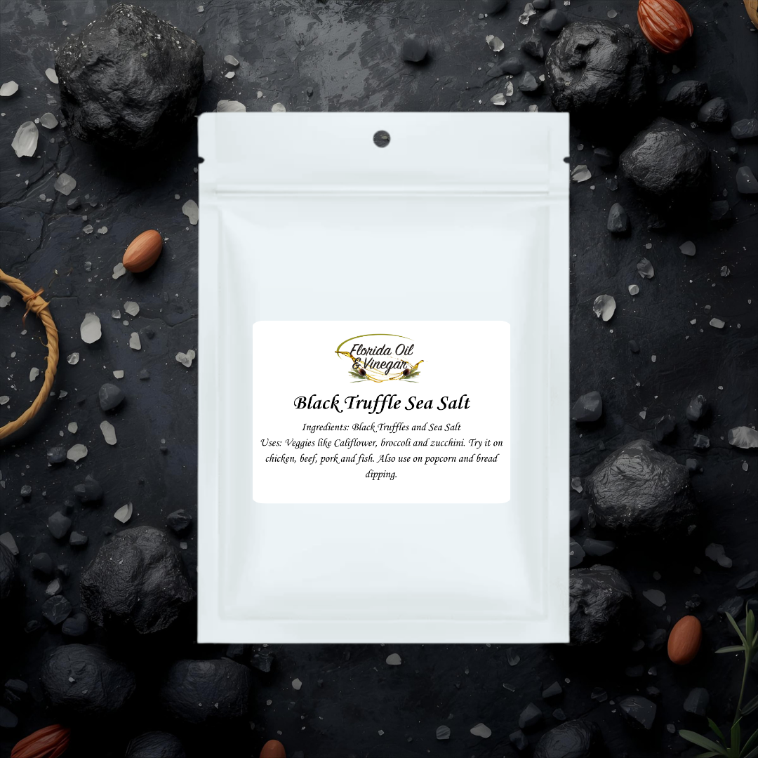 Black Truffle Sea Salt – Luxurious Gourmet Seasoning
