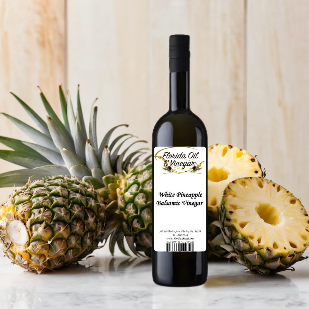 White Pineapple Balsamic Vinegar – Tropical Sweetness for Dressings, Marinades & Salsas