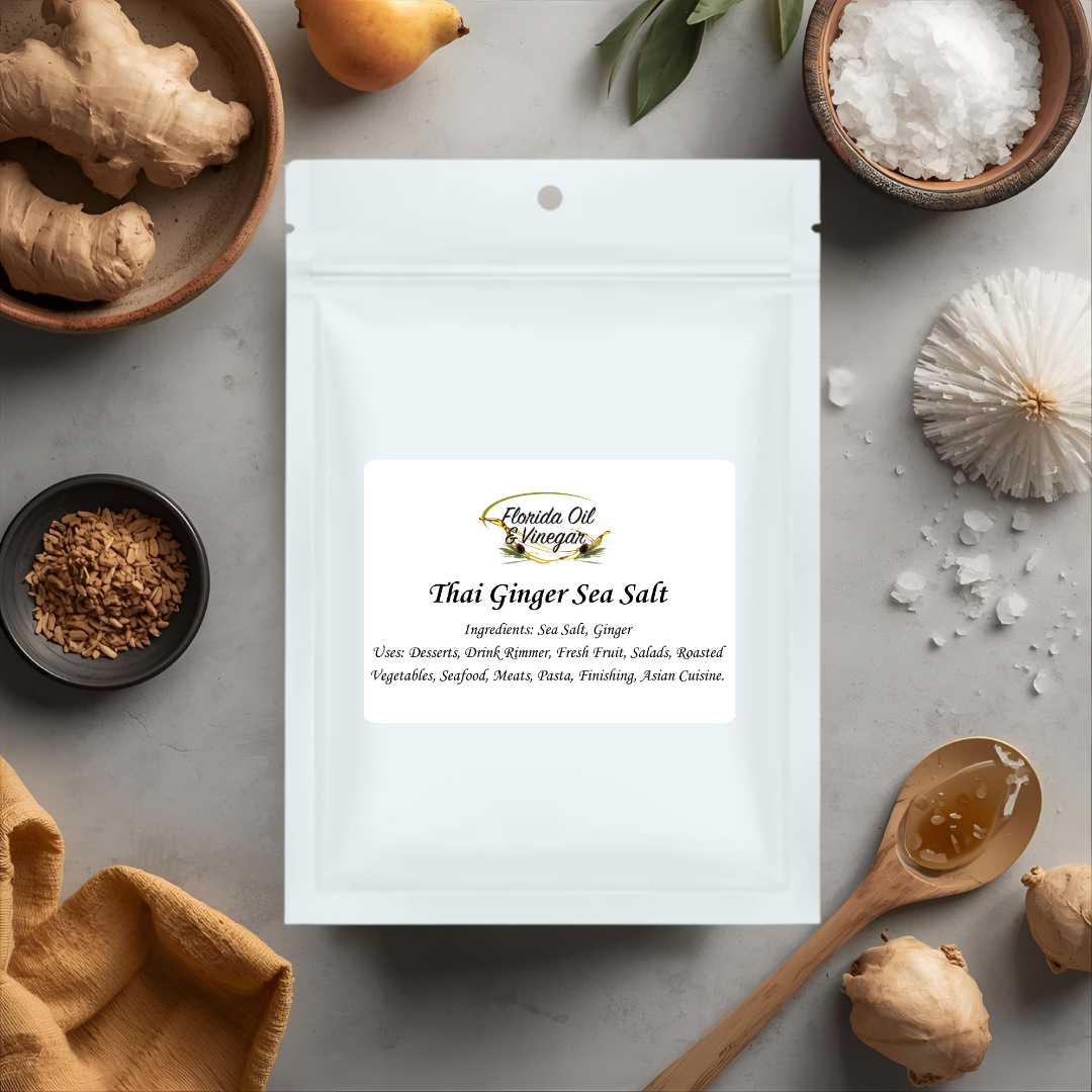 Thai Ginger Sea Salt – Zesty & Exotic Gourmet Salt
