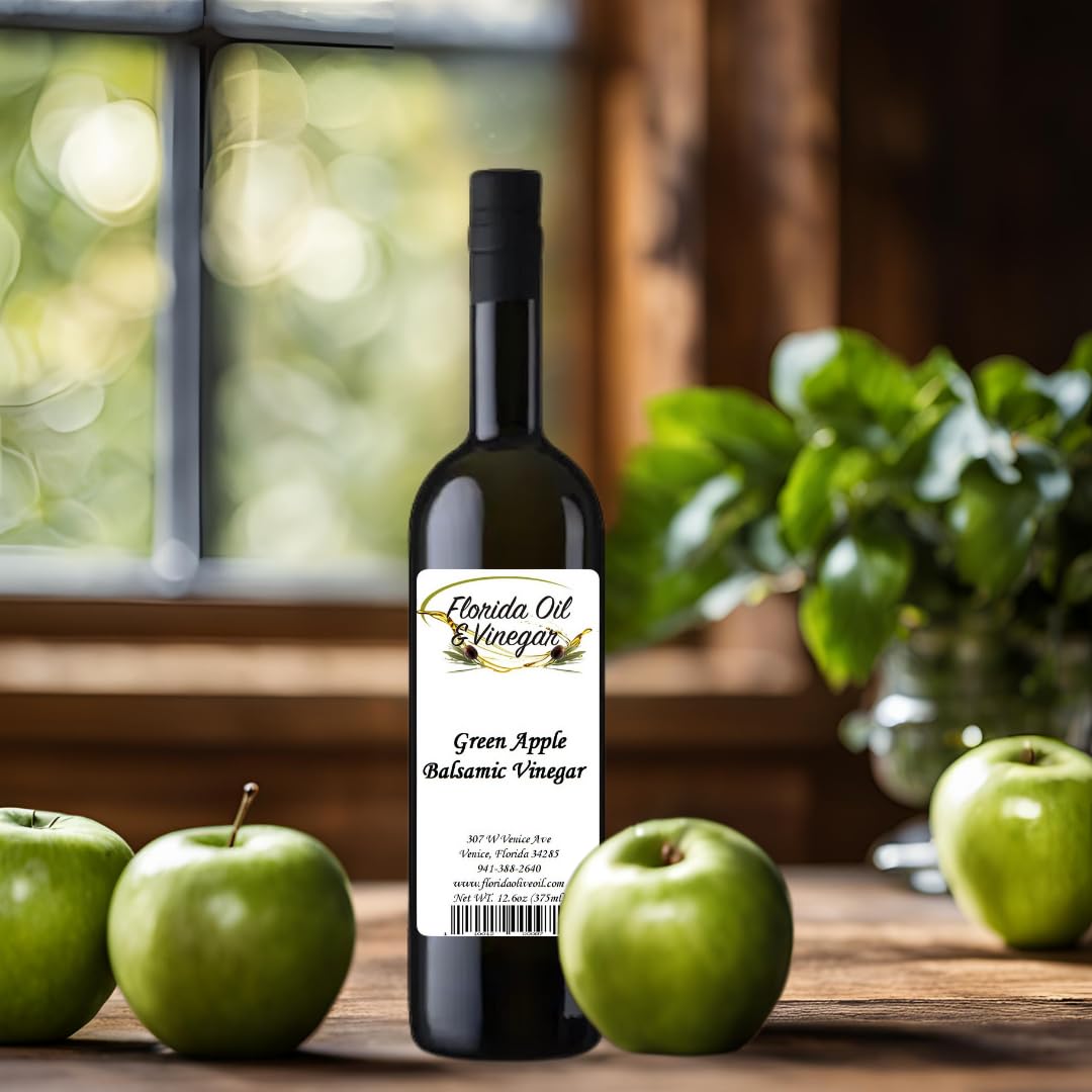 Green Apple Balsamic Vinegar – Crisp & Fruity for Fresh Salads & Marinades