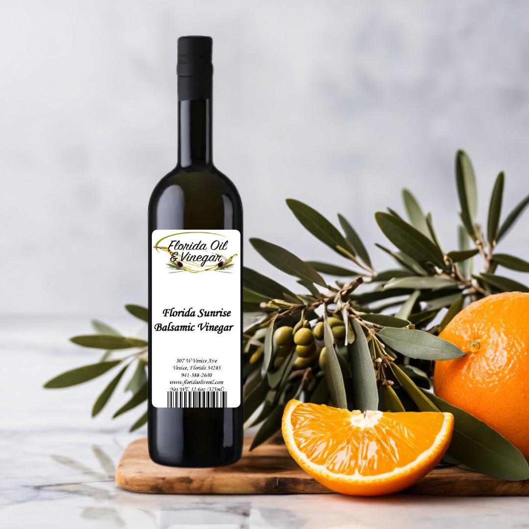 Florida Orange Balsamic Vinegar – Bright Citrus Infusion for Glazes & Salad Dressings