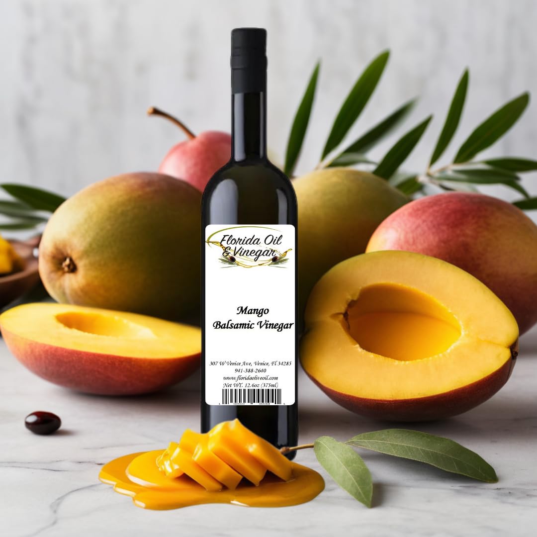 Mango Balsamic Vinegar – Tropical Sweetness for Drizzles & Marinades