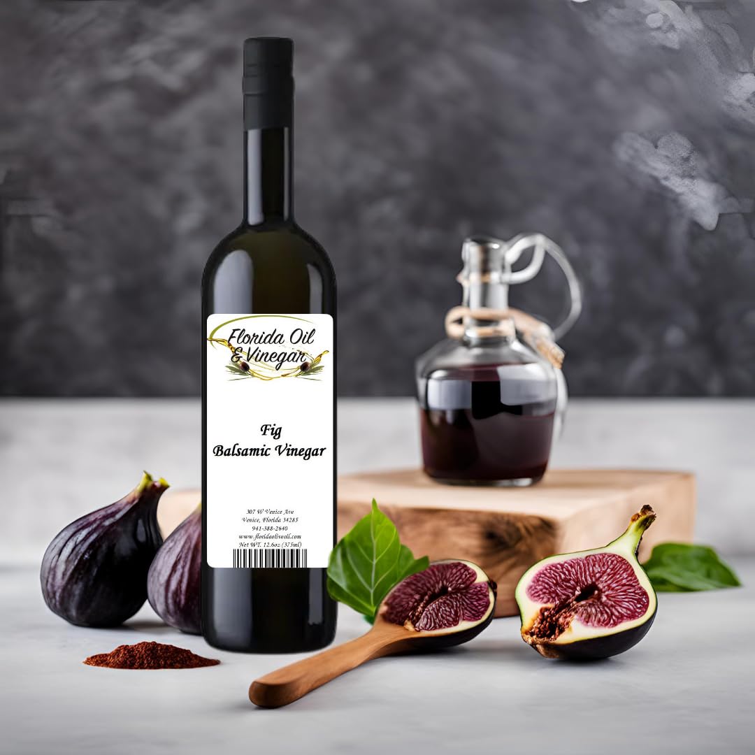 Fig Balsamic Vinegar – Sweet & Earthy, Excellent for Charcuterie & Cheese