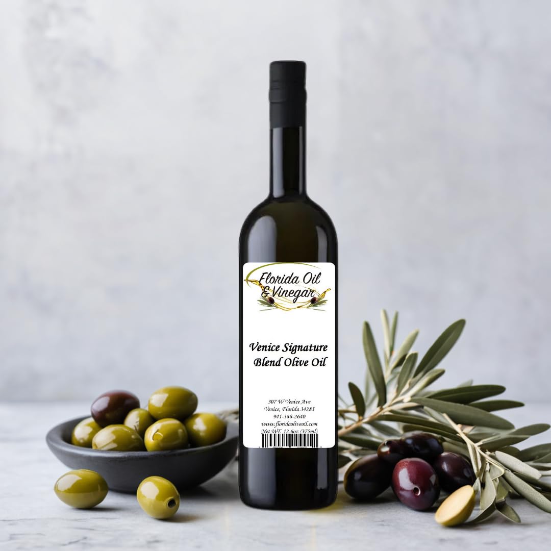 Venice Signature Blend Olive Oil (Extra Virgin) - Luxurious Blend of High-Quality Olive Oils, Perfect for Drizzling and Dipping