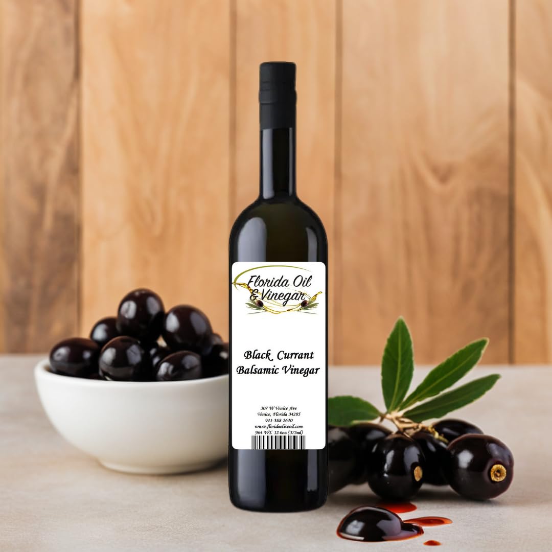 Black Currant Balsamic Vinegar – Sweet & Tangy Essence for Gourmet Salads