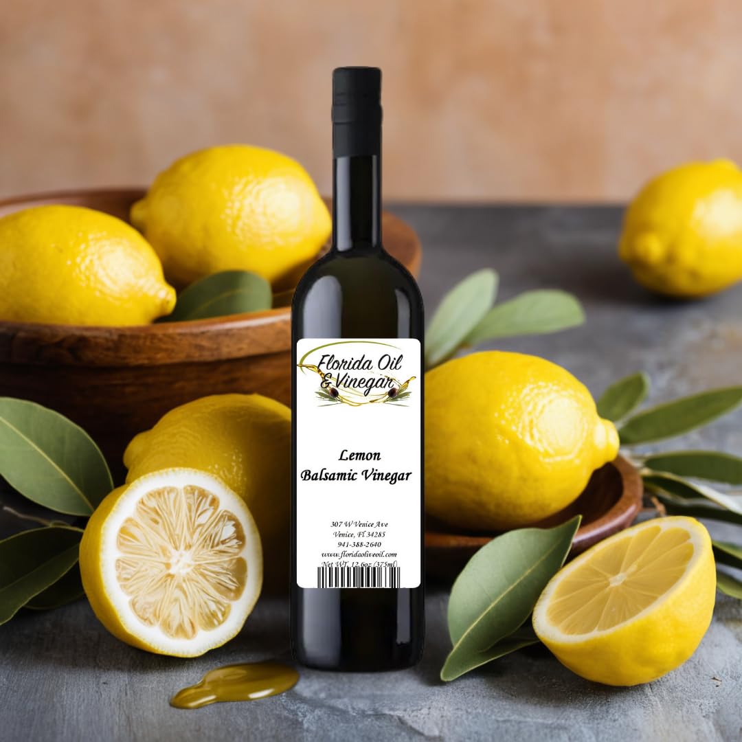 Lemon Balsamic Vinegar – Fresh Zesty Flavor for Fish & Salads