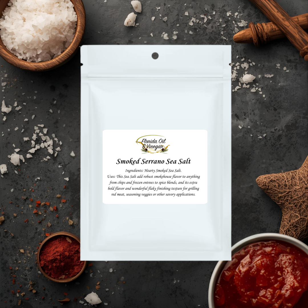 Smoked Serrano Sea Salt – Spicy & Smoky Gourmet Seasoning