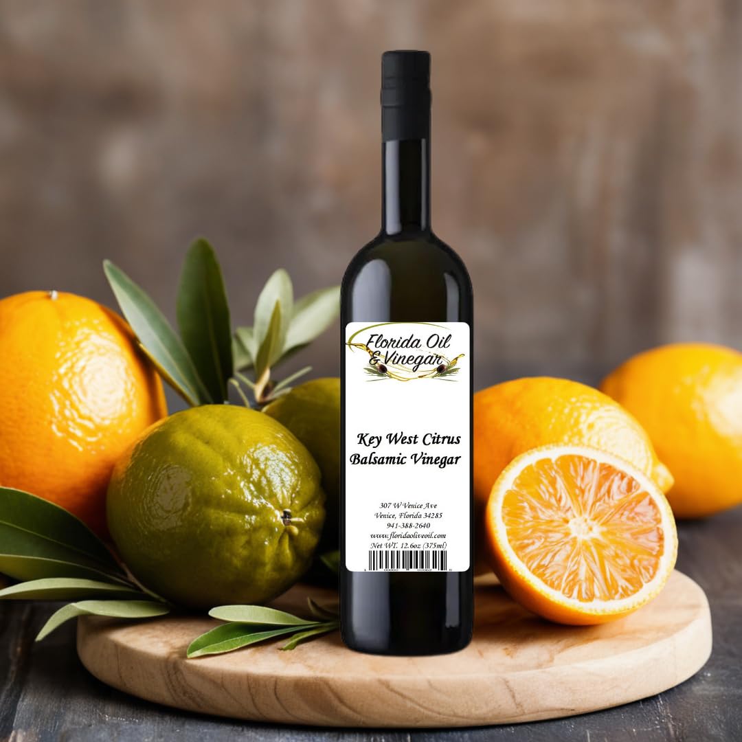 Key West Citrus Balsamic Vinegar – Tropical Citrus Blend for Seafood & Dressings