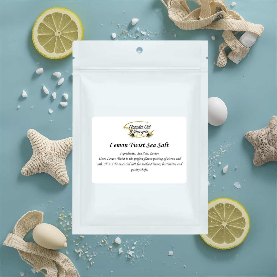 Lemon Twist Sea Salt – Bright Citrus Gourmet Seasoning