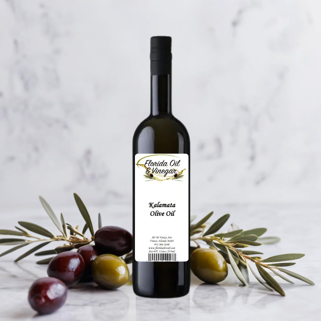 Kalamata Olive Oil - High-Quality Extra Virgin Olive Oil, Bold and Distinct Flavor for Cooking and Salads