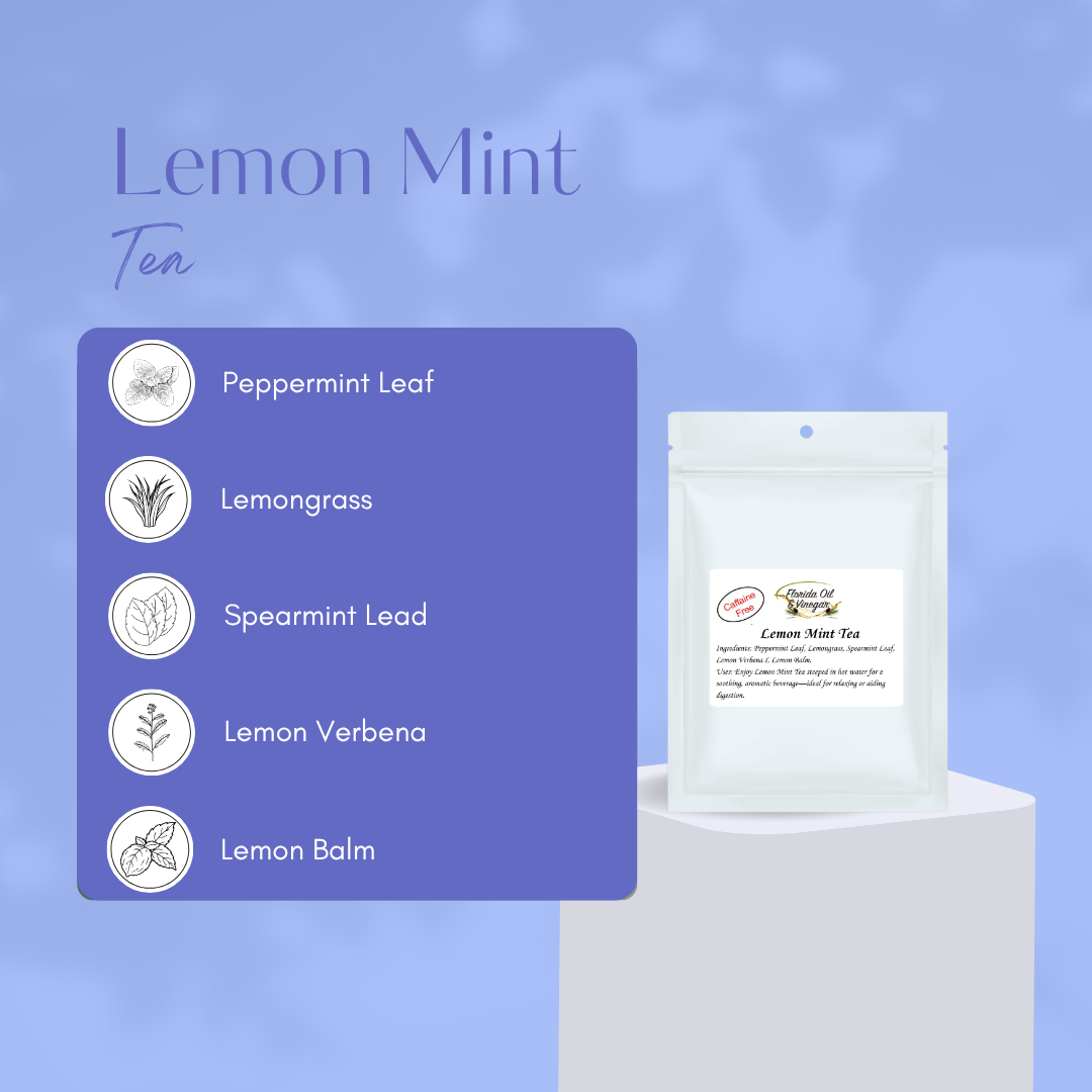 Lemon Mint Tea – Refreshing Citrus & Herbal Blend