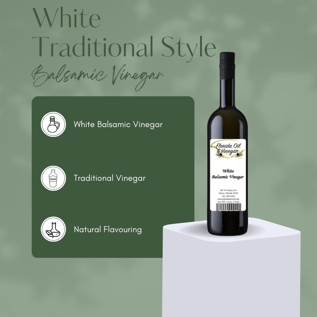 White Traditional Style Balsamic Vinegar – Smooth & Versatile Classic for Salads, Marinades & Finishing Touches