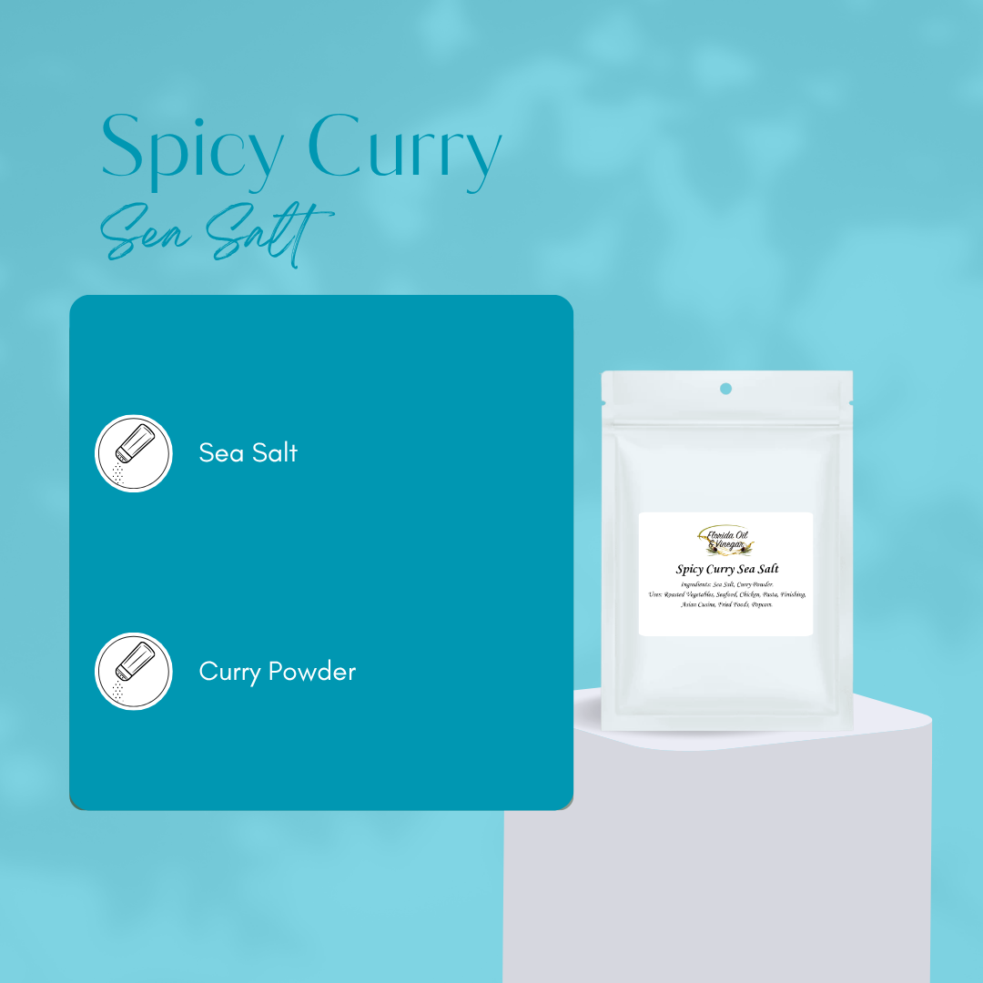 Spicy Curry Sea Salt – Bold & Flavorful Gourmet Seasoning
