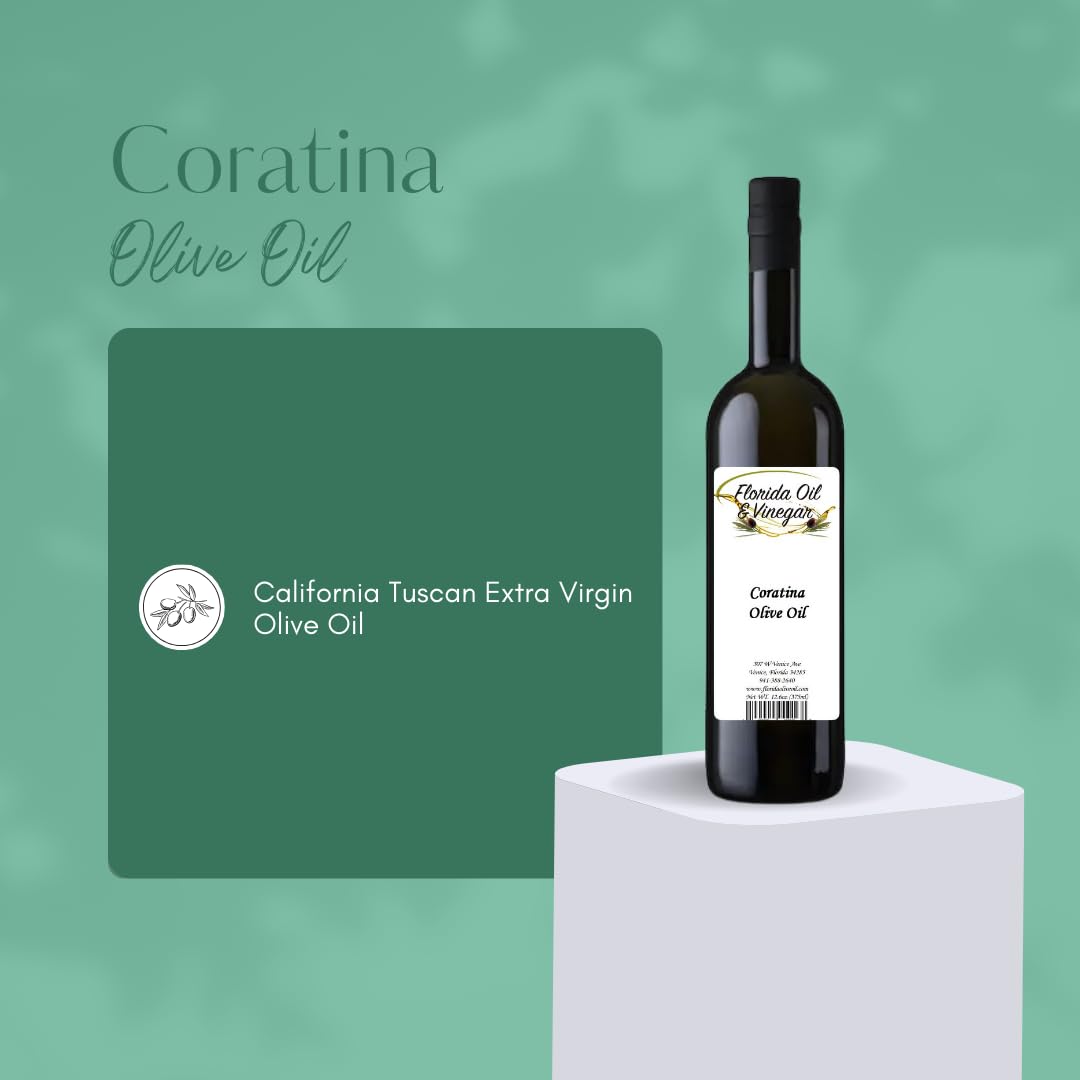 Coratina Olive Oil - Robust Extra Virgin Olive Oil, Intense Flavour Profile for Dressings and Marinades