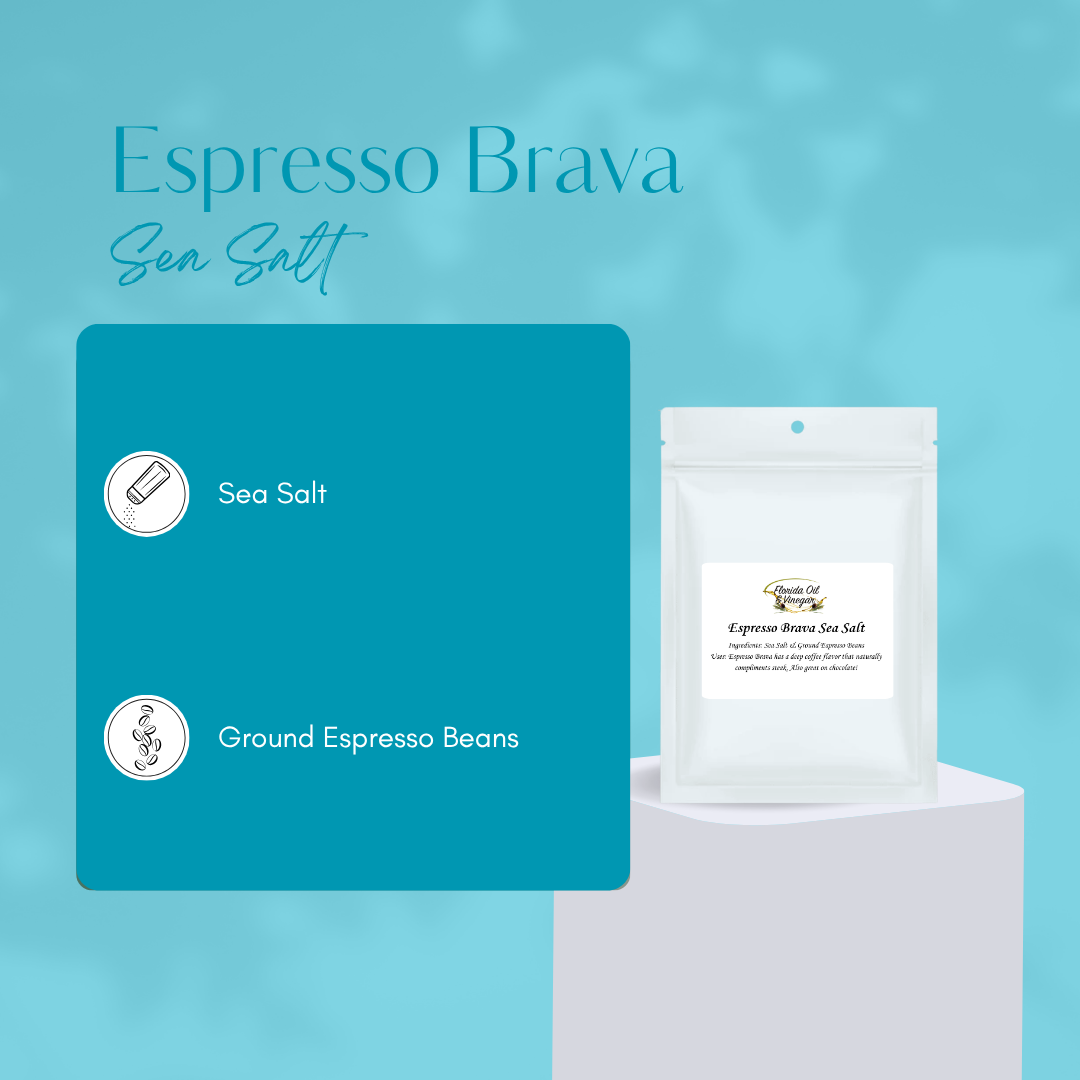 Espresso Brava Sea Salt – Bold Coffee-Infused Gourmet Salt