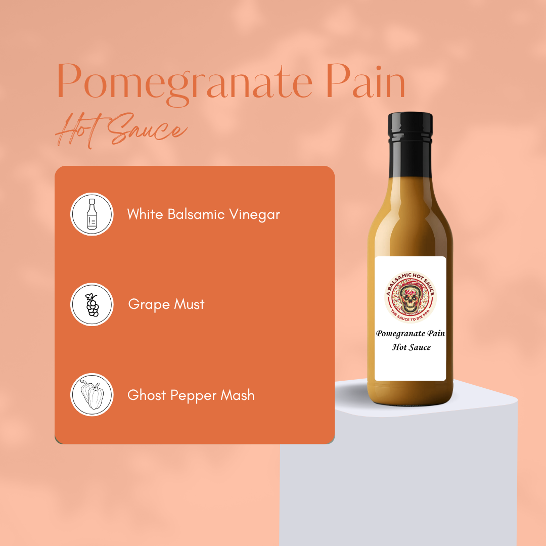 Pomegranate Pain Hot Sauce - Unique Sweet Heat Experience