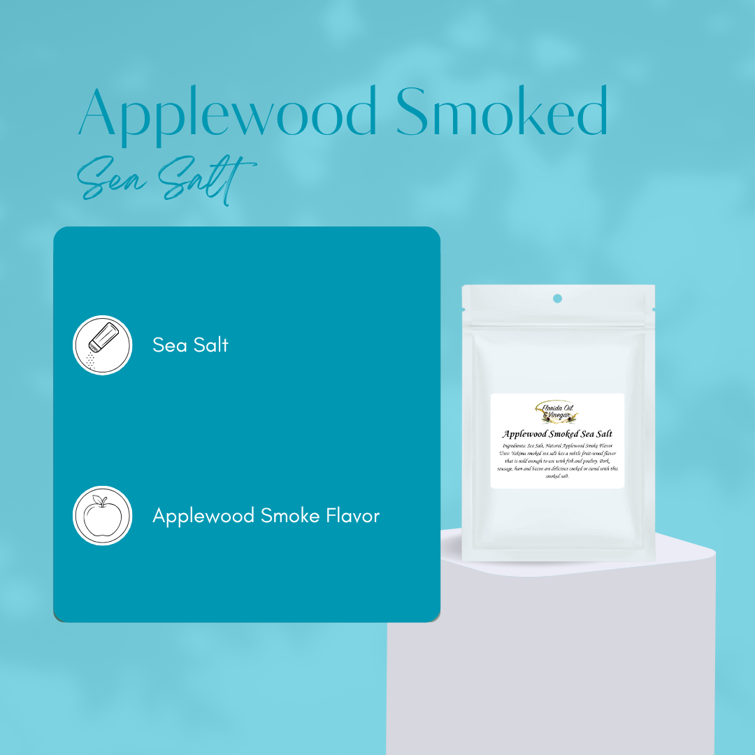 Applewood Smoked Sea Salt – Bold Smoky Flavor