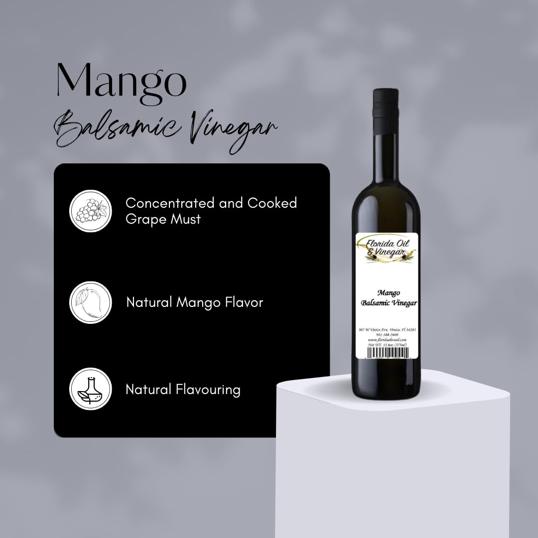 Mango Balsamic Vinegar – Tropical Sweetness for Drizzles & Marinades