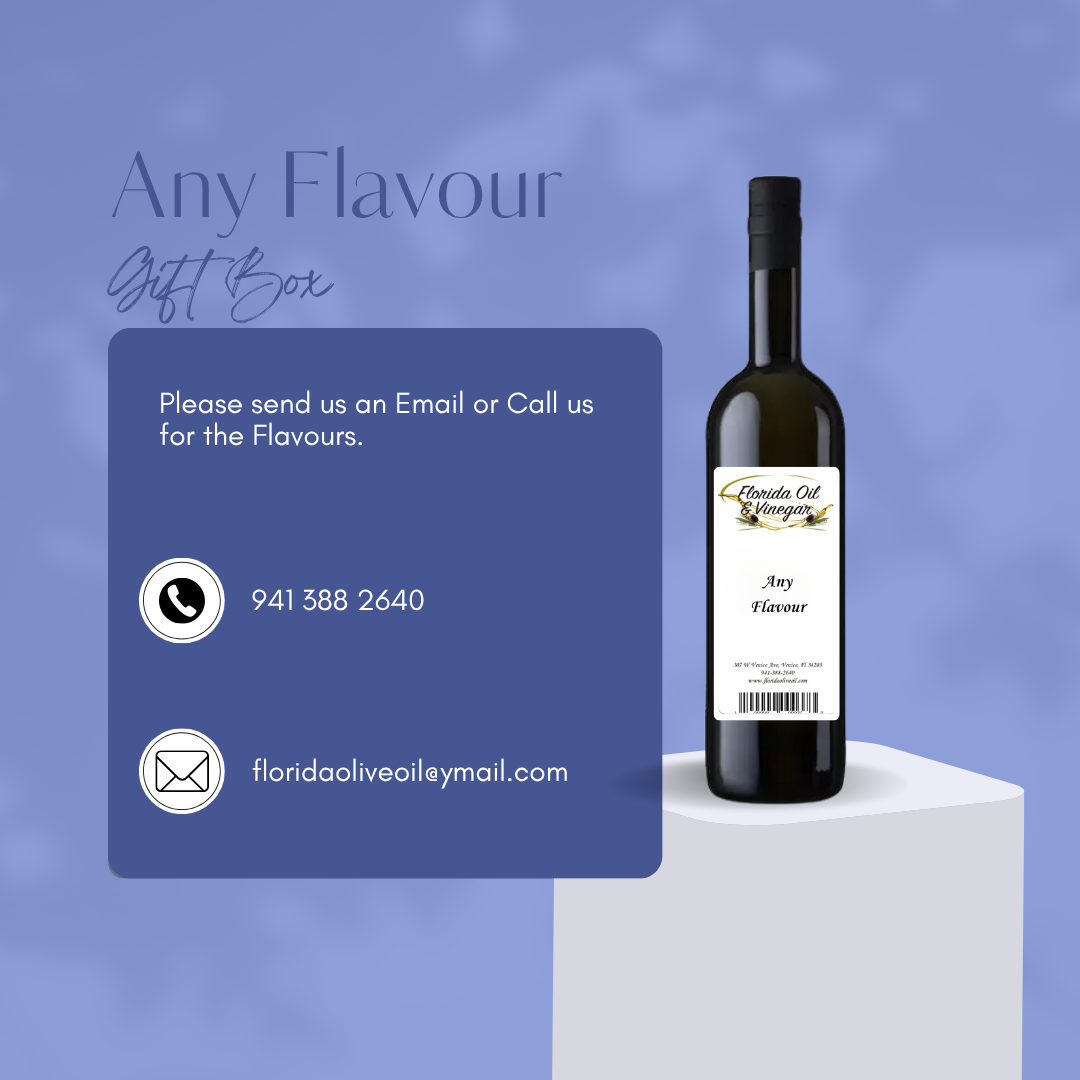 Six Bottle Gift Box – Signature Olive Oils & Vinegars (50 ML Bottles)