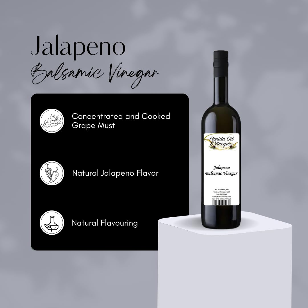 Jalapeno Balsamic Vinegar – Bold & Spicy Kick for BBQ & Tacos