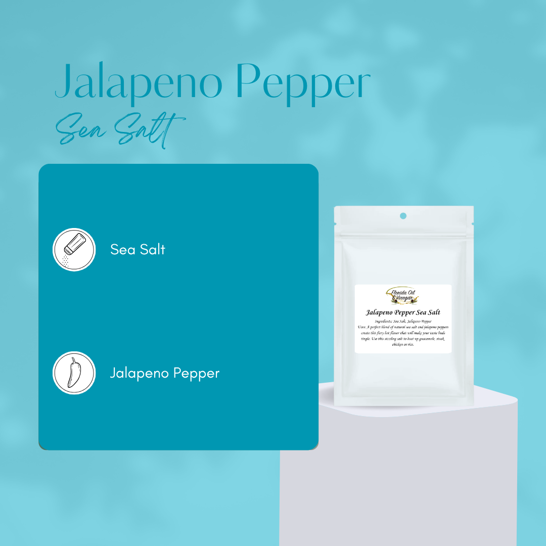 Jalapeno Pepper Sea Salt – Zesty Gourmet Seasoning