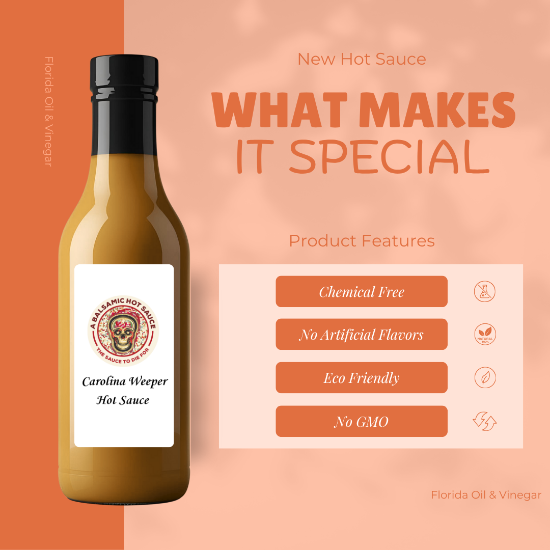 Carolina Weeper Hot Sauce - Fiery Southern Heat for Bold Flavors