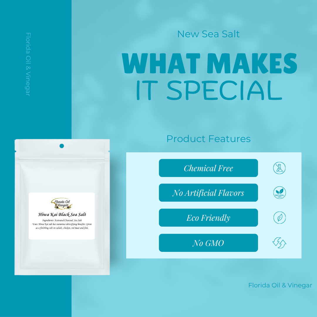 Hiwa Kai Black Sea Salt – Exotic Gourmet Black Salt