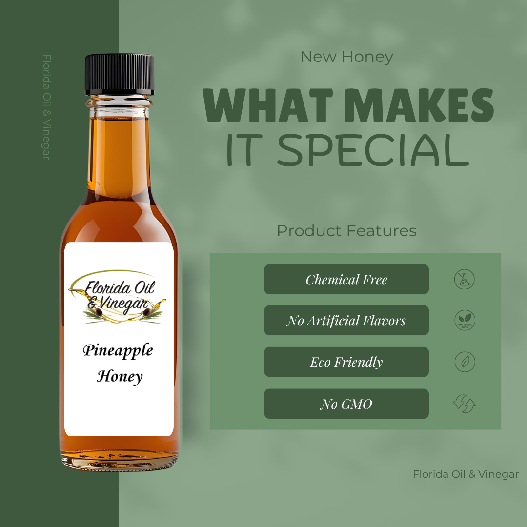 Pineapple Honey – Tropical Honey Blended with Juicy Pineapple Flavor