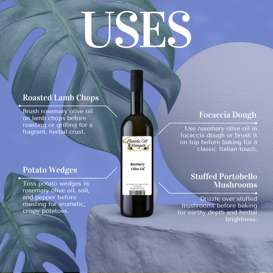Rosemary Olive Oil – Fragrant Rosemary-Infused Olive Oil for Italian and Mediterranean Recipes