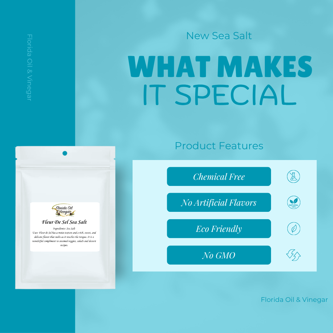Fleur De Sel Sea Salt – Delicate Gourmet Finishing Salt