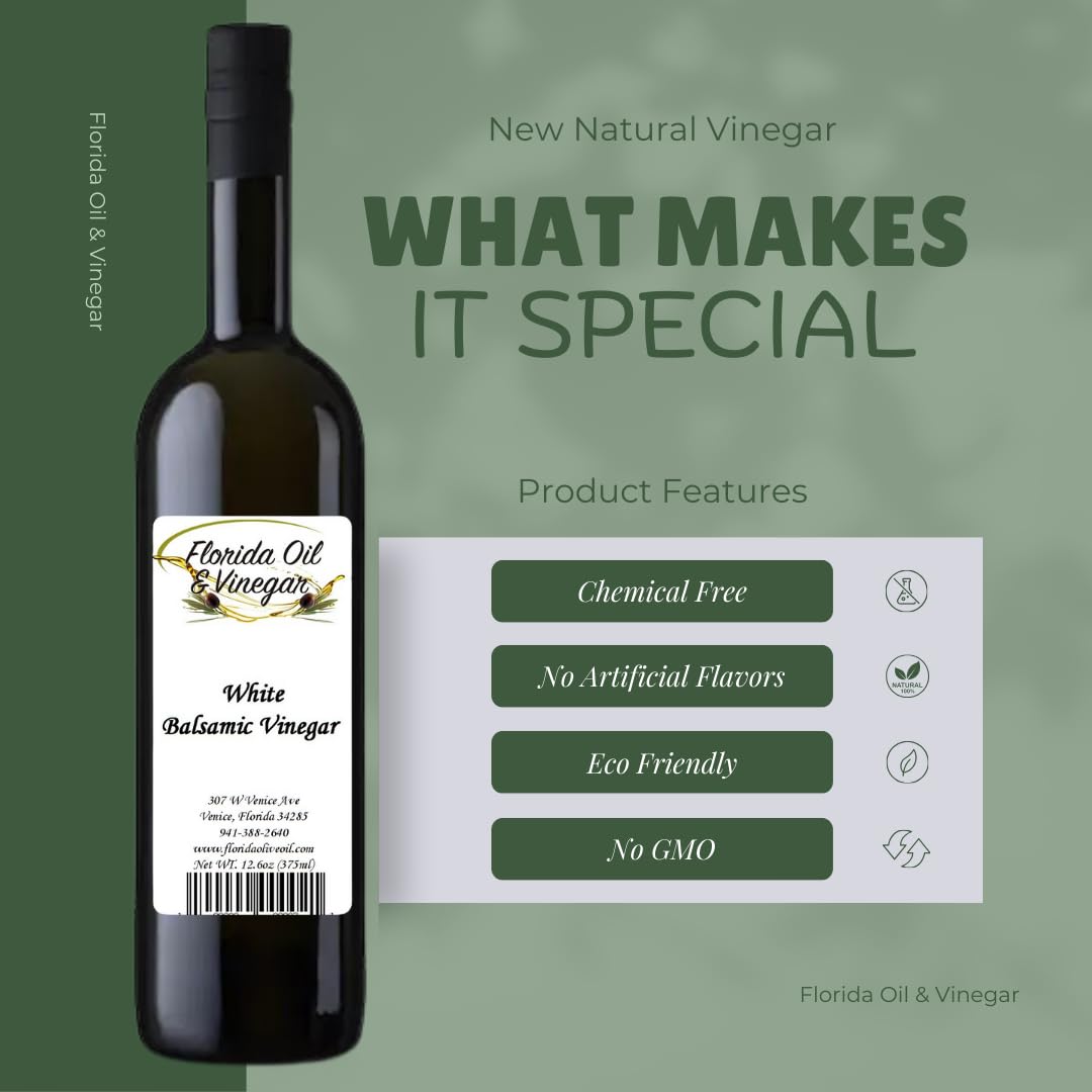 White Traditional Style Balsamic Vinegar – Smooth & Versatile Classic for Salads, Marinades & Finishing Touches