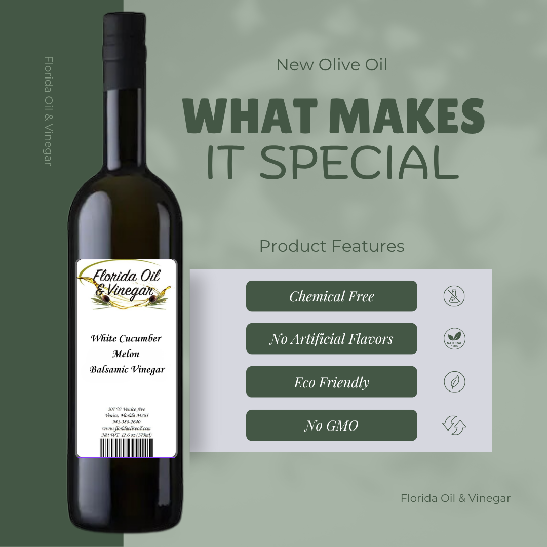 White Cucumber Melon Balsamic – Refreshing Gourmet Infusion