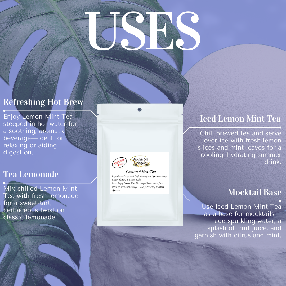 Lemon Mint Tea – Refreshing Citrus & Herbal Blend