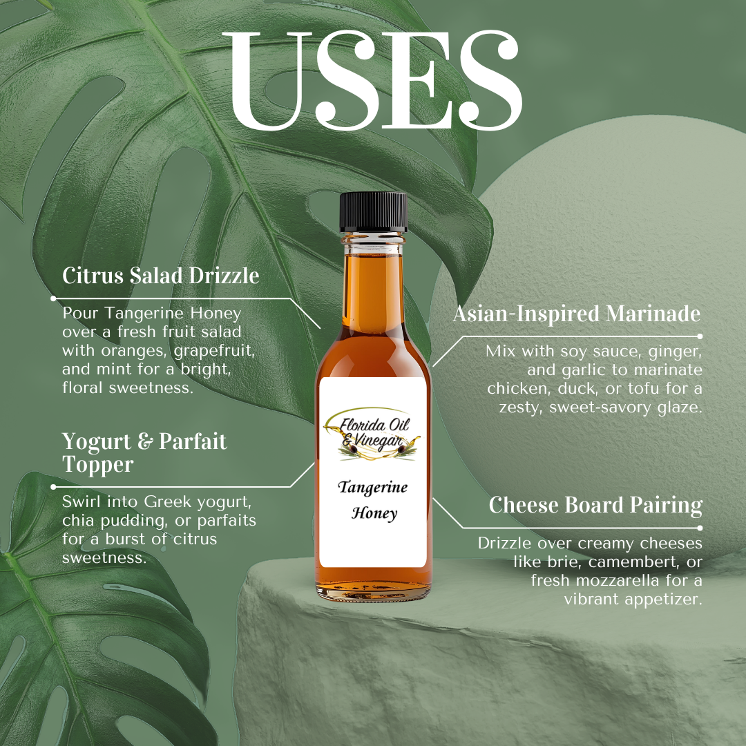 Tangerine Honey – Sweet Honey Infused with Fresh Tangerine Flavor