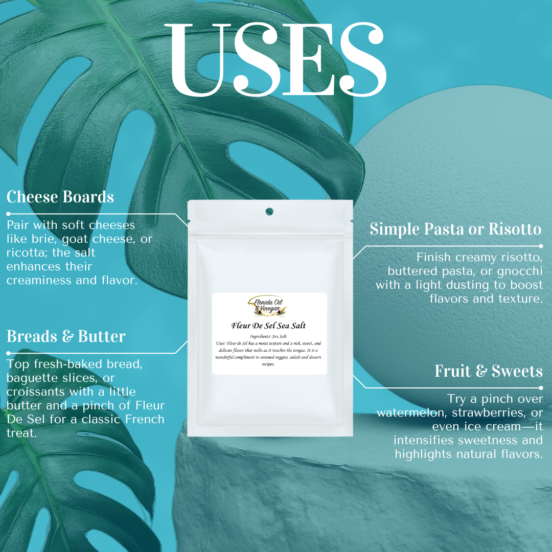 Fleur De Sel Sea Salt – Delicate Gourmet Finishing Salt