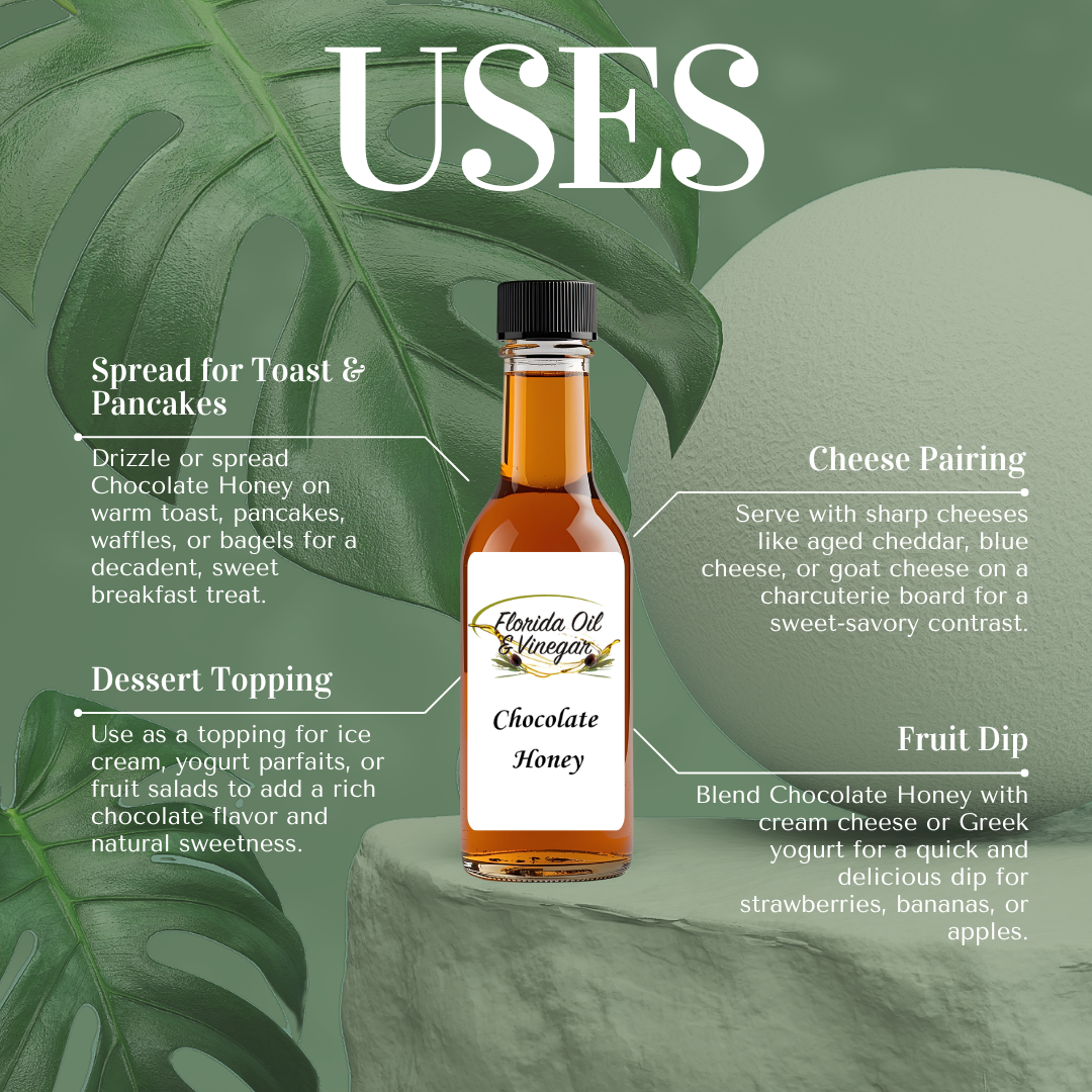 Chocolate Honey – Rich Honey Blended with Gourmet Chocolate Flavor